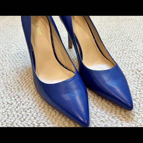 Nine West | Shoes | Nine West Royal Blue Heels | Poshmark